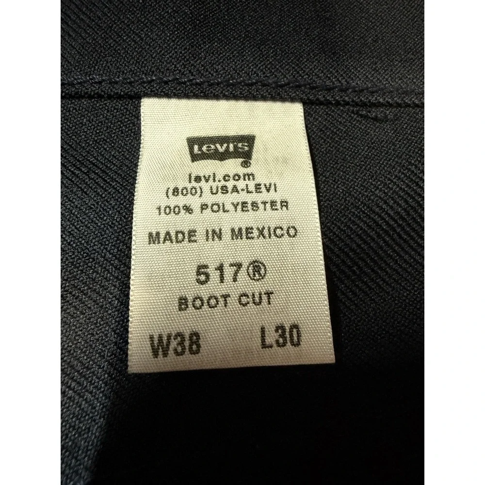 Levi's Black Polyester vintage gold label Jeans Men Size 38
